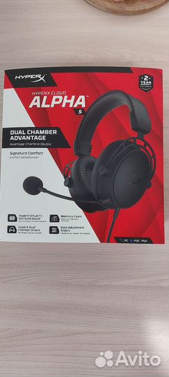 Наушники hyperx cloud alpha s