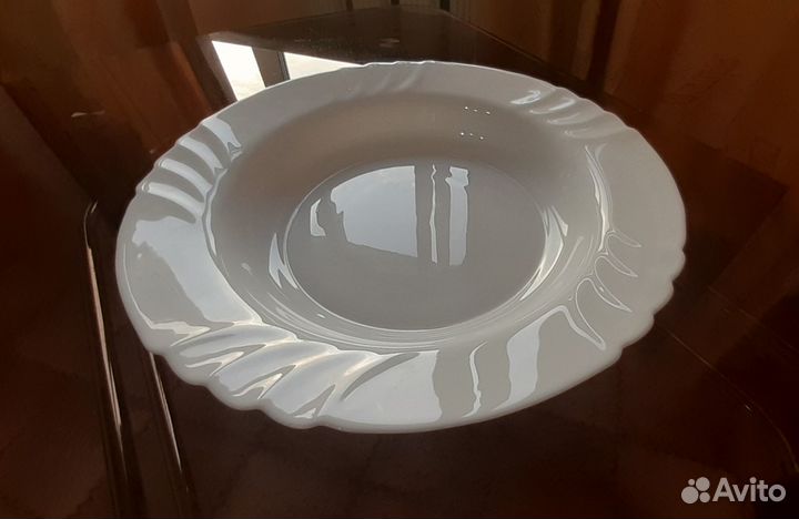 Набор тарелок 6 персон белый цвет