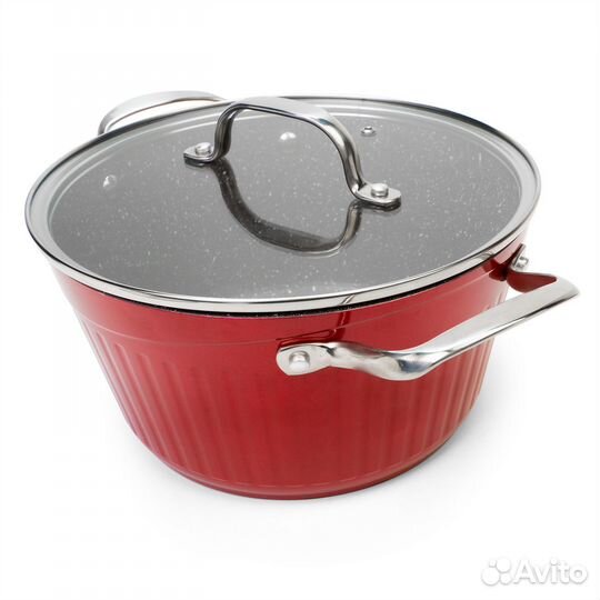 Набор посуды Galaxy Line GL9515, 5 предметов, крас