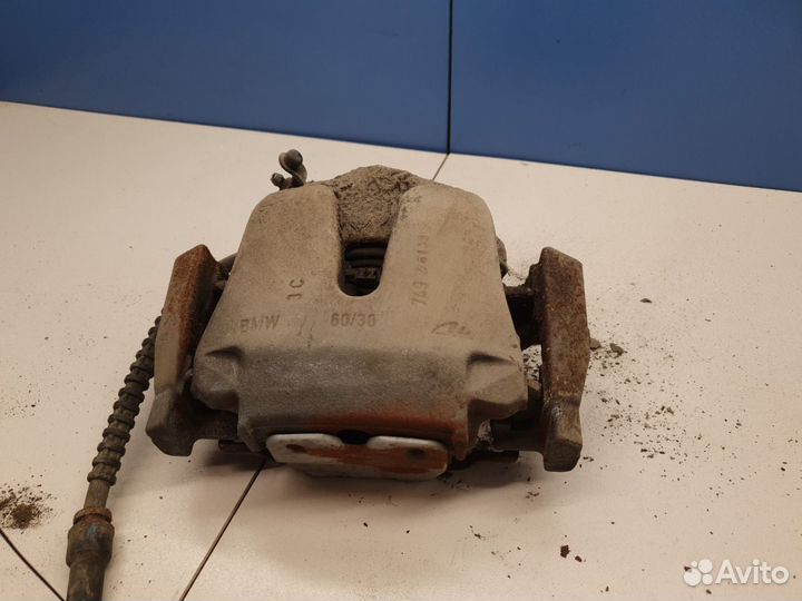 Суппорт тормозной передний левый BMW X6 F16 2014-2020