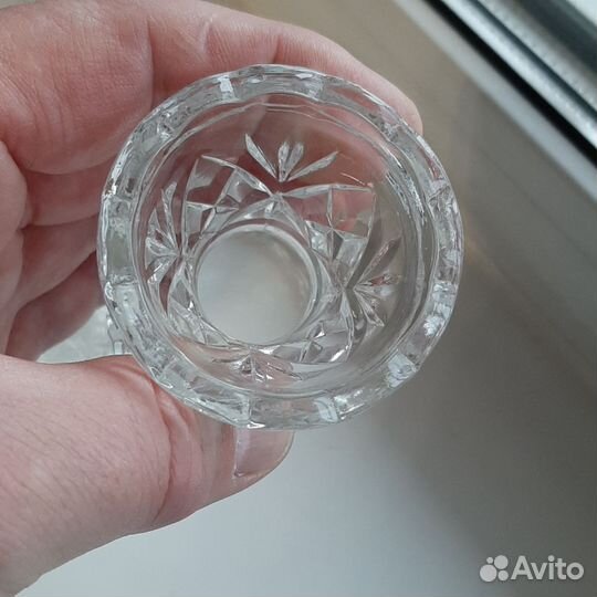 Миниатюрные хрустальные вазочки СССР