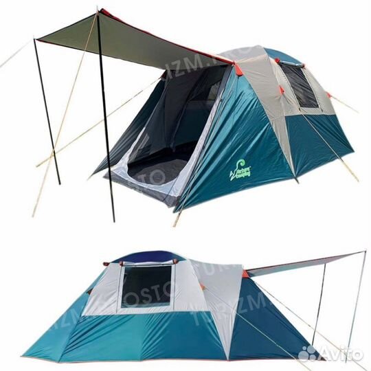 Палатка 4 местная с полом