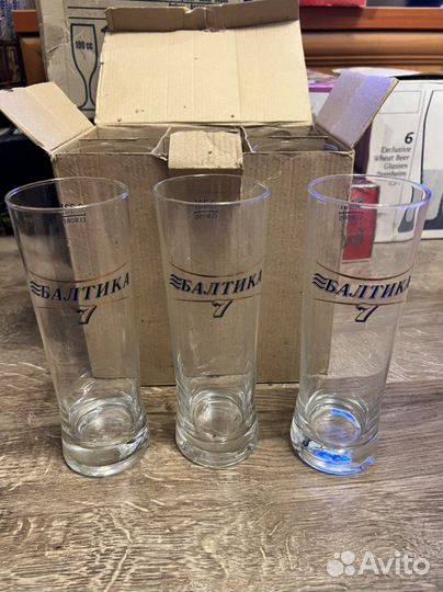 Бокалы Балтика 7 новые 6 шт