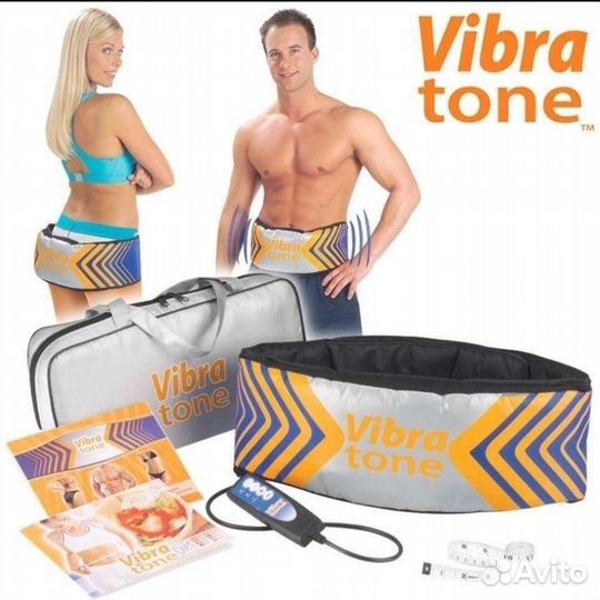 Массажный пояс для похудения Vibra Tone / массажер