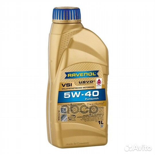 Моторное масло ravenol VSI SAE 5W-40 (1л) new