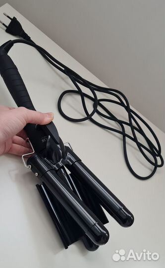 Тройная плойка Capellis 3D плоская щипцы