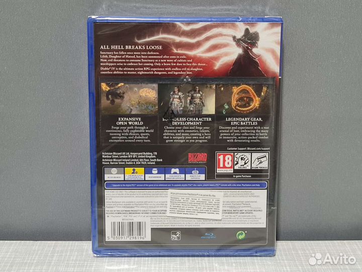 Игра Diablo 4 PS4/PS5 (Новая)