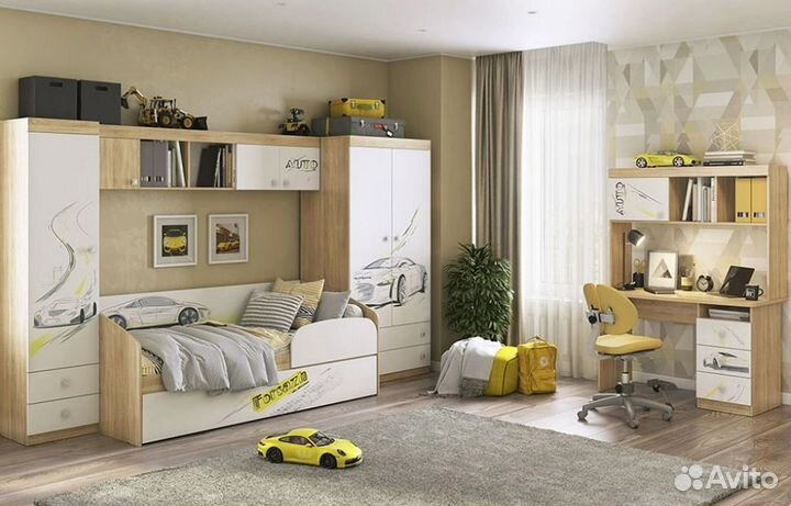 Детская Форсаж дуб сонома / белый