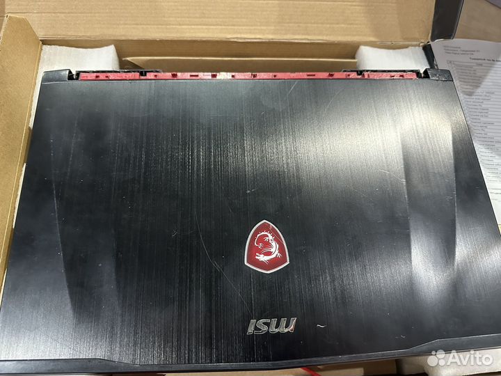 Игровой ноутбук msi Apache Pro gtx1070