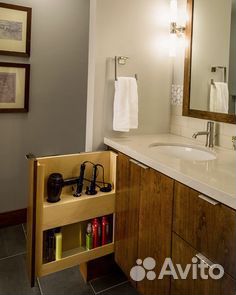 Шкафы тумбы для ванной комнаты на заказ