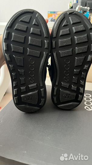 Ботинки зимние ecco 27