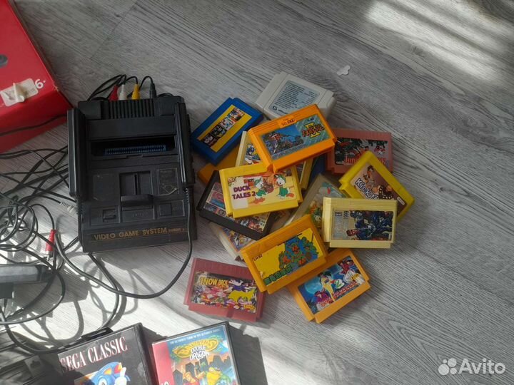 Dendy+катриджи +sega mega