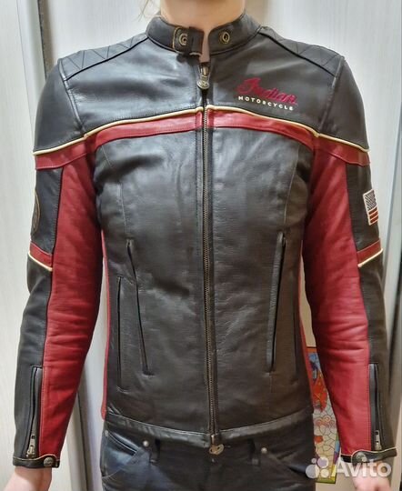 Мотокуртка кожаная женская Indian Freeway S