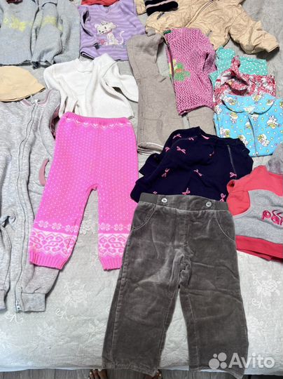 Большой пакет одежды для девочки