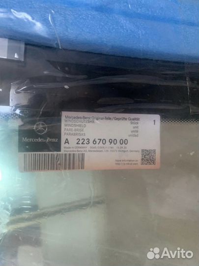 Ветровое стекло на Mercedes-Benz S-класс W223