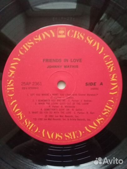 Виниловая пластинка, LP, Johnny Mathis