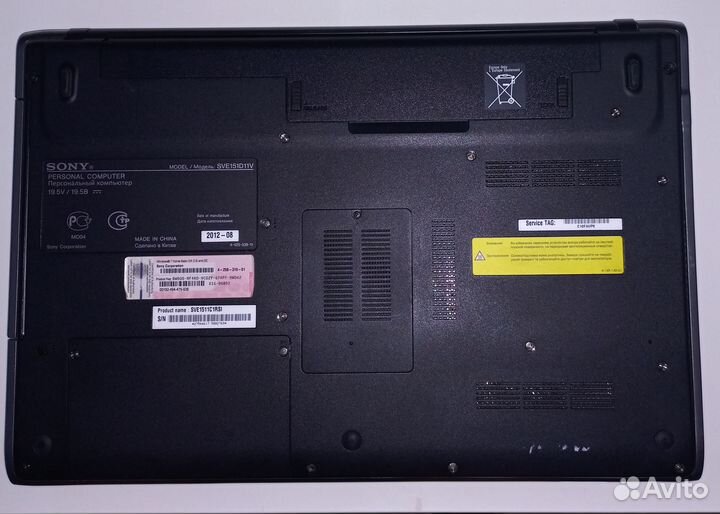 Ноутбук sony vaio
