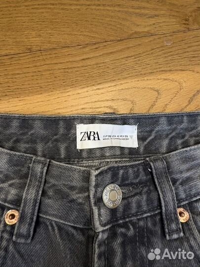 Джинсы Zara серые