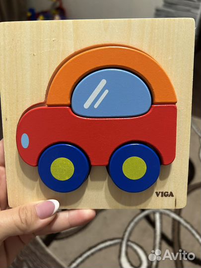 Детские развивающие игры из дерева