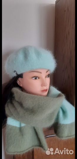 Комплект (берет, палантин, варежки)