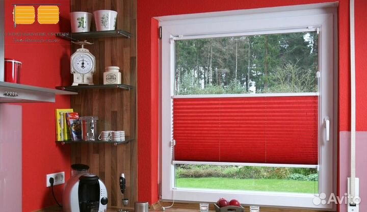 Жалюзи шторы плиссе