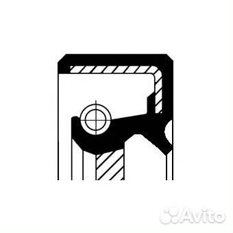 Сальник р/вала ford 42x53x7 zetec 15015834b Cor