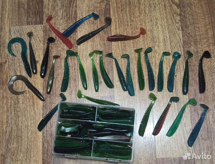 Силиконовые рыбки для рыбалки