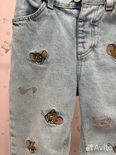 Джинсы для девочки 104