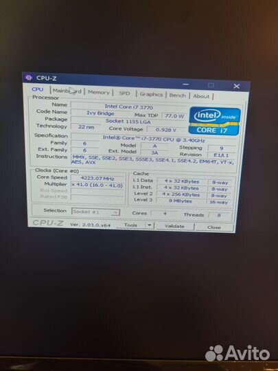 Asus P8Z77-V LX + i7 3770 LGA1155