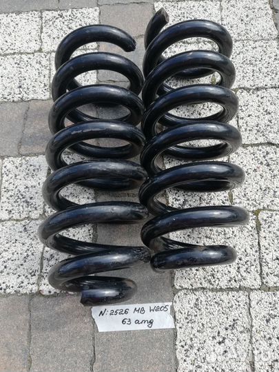 Mercedes C205 W205 AMG 63s пружины задние спорт