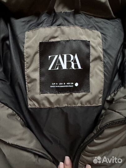 Пуховик zara S