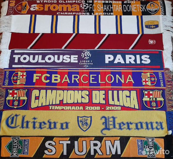 Шарфы футбольных клубов