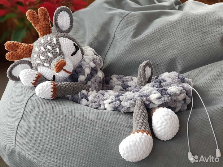 Вязанная пижамница Оленёнок, Лисенок