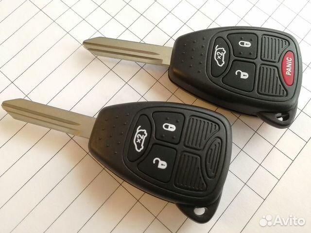 Новый ключ для Крайслер, Додж Dodge, Джип Jeep