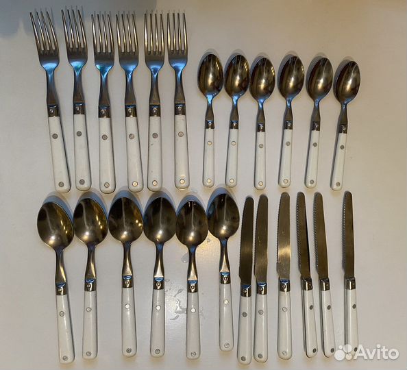 Столовый набор ложки и вилки 24 предмета