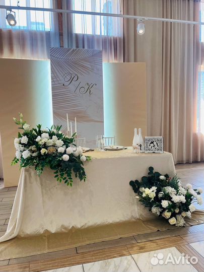 Оформление свадьбы, свадебный декор