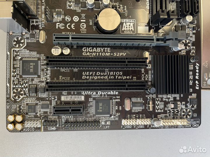 Материнская плата gigabyte GA-H110M-S2PV