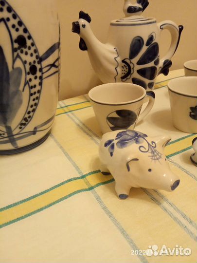 Посуда СССР гжель