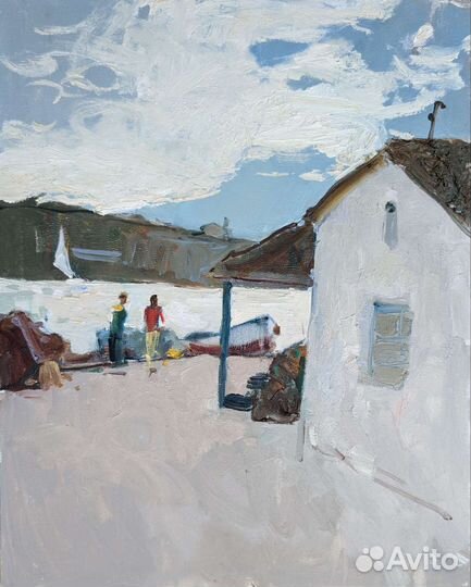 Картина маслом Крымский пейзаж