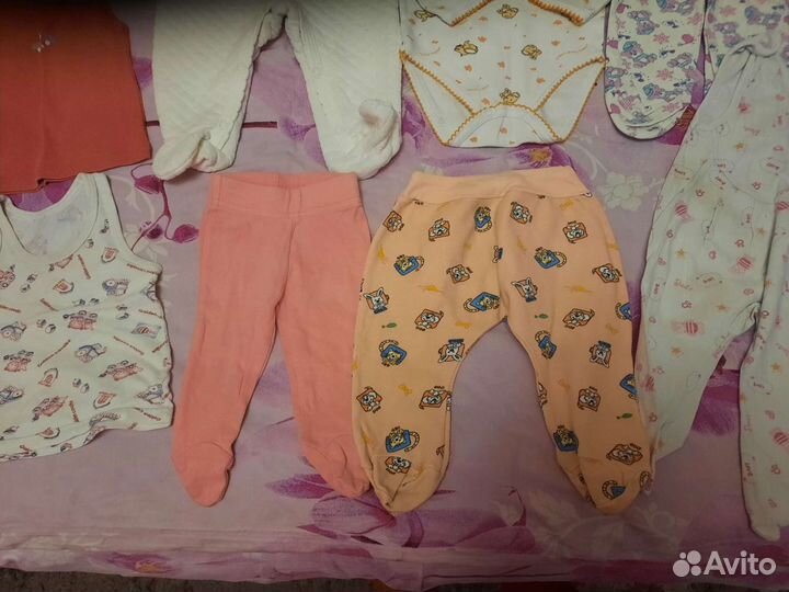 Пакет вещей для девочки 0-6мес