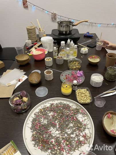 Мастер-класс по свечам и декору из гипса