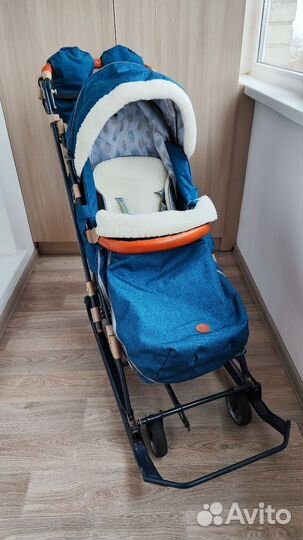 Санки коляска Ника нд7-8K