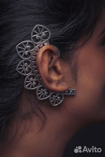 Каффы на ухо эльфийские кольца и кофр браслет