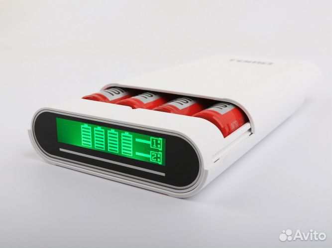 Новые PowerBank Tomo S4 Белые для ячеек 18650