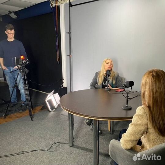 Запись подкаста и интервью, аренда подкаст-студии
