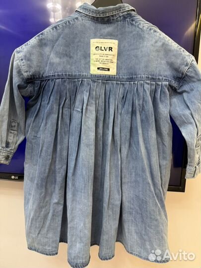 Платье рубашка Gulliver на девочку