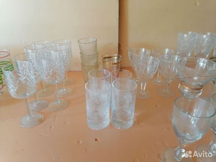 Посуда СССР стекло