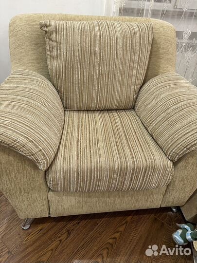 Диван и 2 кресла бу