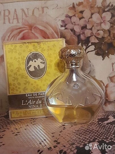 Nina ricci l'air du temps EDP дух времени винтаж