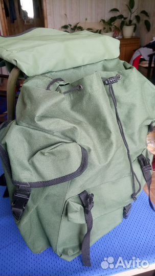 Рюкзак туристический 40 л со стулом